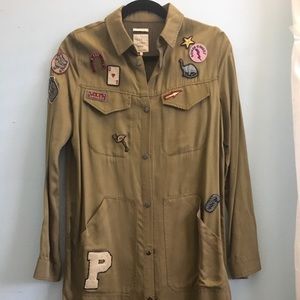 Zara Long Shirt Jacket